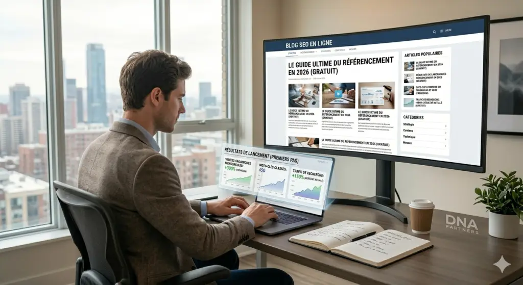 Création d'un blo seo aec DNA PARTNERS