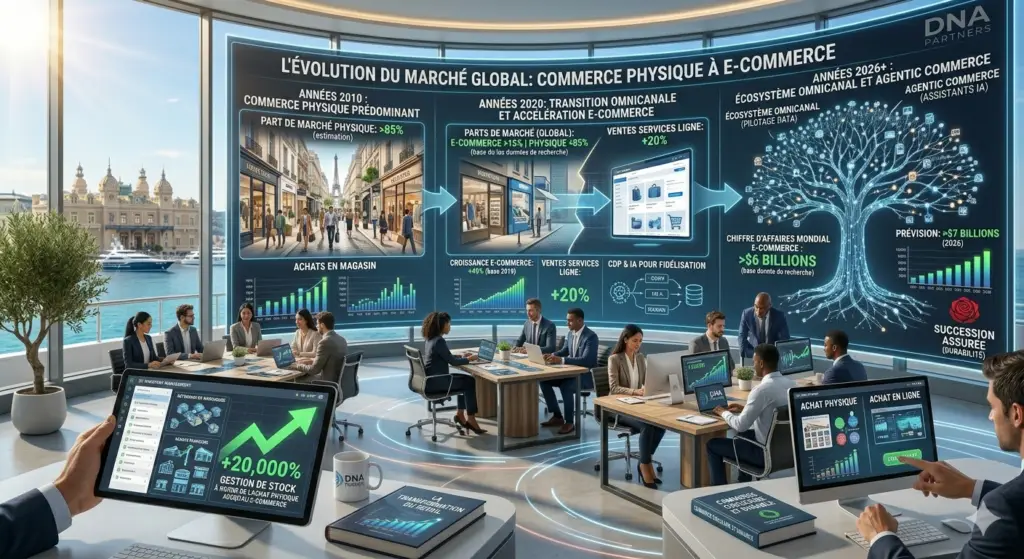 L''évolutions des marchés en 2026 de ECommerce achat physique vs e ligne